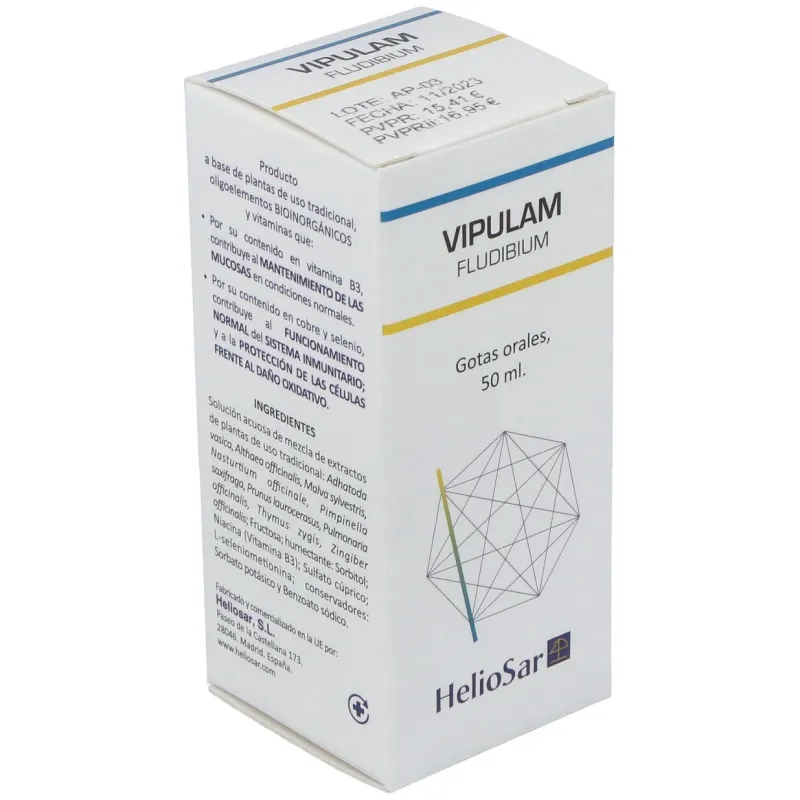 Heliosar Vipulam Fludibium 50 ml | Farmacia Barata