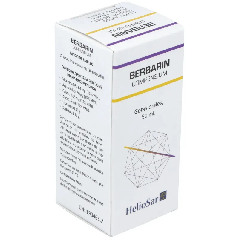 Berbarin Compensium 50ml Heliosar | Farmacia Barata Berbarin Compensium 50ml Heliosar | Farmacia Barata