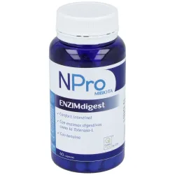 Npro Enzimdigest, 60 cápsulas.