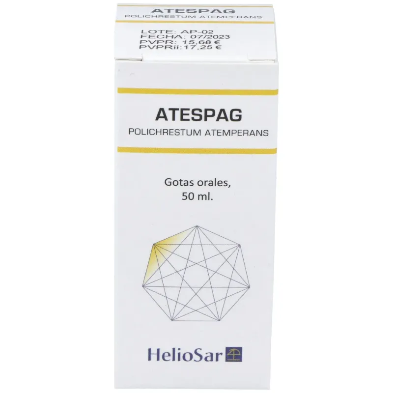 Atespag Polichrestum Atemperans 50ml Heliosar | Farmacia Barata