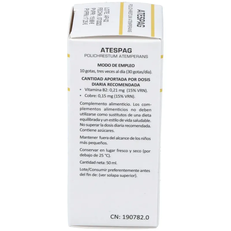 Atespag Polichrestum Atemperans 50ml Heliosar | Farmacia Barata