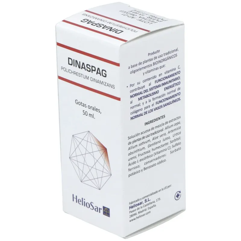 Dinaspag Polichrestum Dinamizans 50ml Heliosar | Farmacia Barata