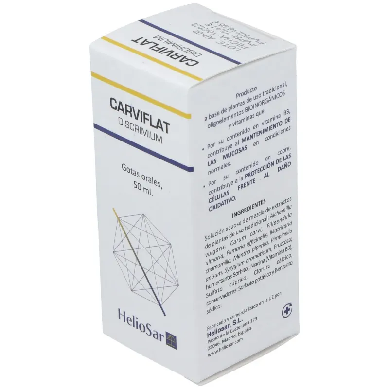Carviflat Discrimium 50ml Heliosar | Farmacia Barata