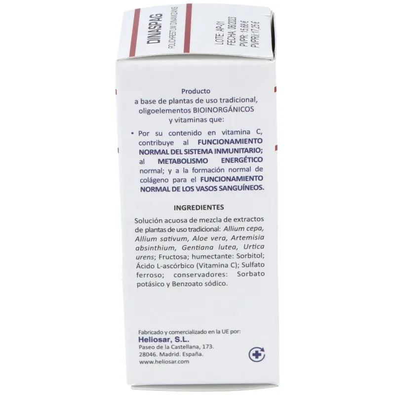Dinaspag Polichrestum Dinamizans 50ml Heliosar | Farmacia Barata