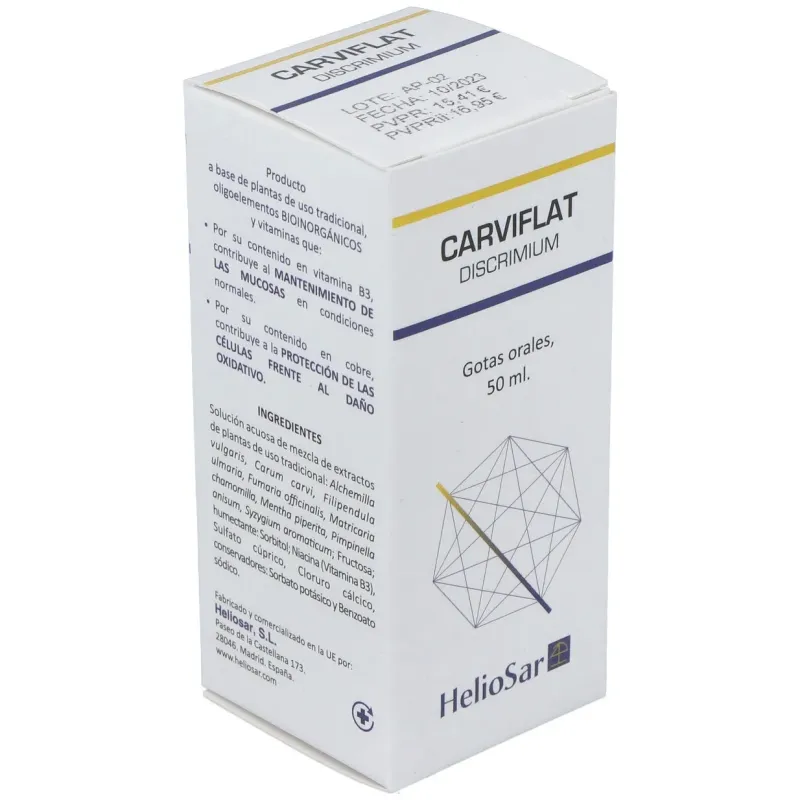 Carviflat Discrimium 50ml Heliosar | Farmacia Barata