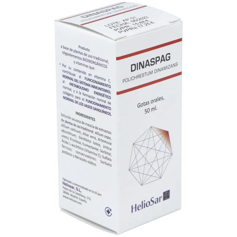 Dinaspag Polichrestum Dinamizans 50ml Heliosar | Farmacia Barata