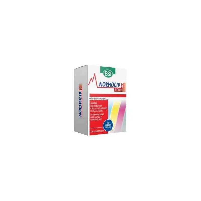 ESI Normolip 5 Forte 36 comprimidos | Farmacia Barata ESI Normolip 5 Forte 36 comprimidos | Farmacia Barata