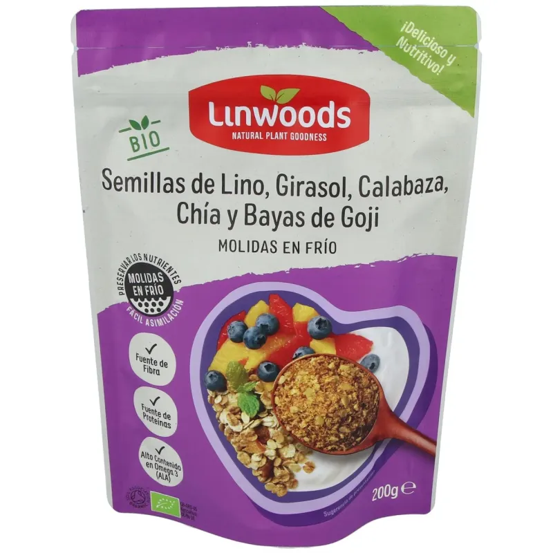 Linwoods Lino Girasol Calabaza Chía Goji 200g | Farmacia Barata