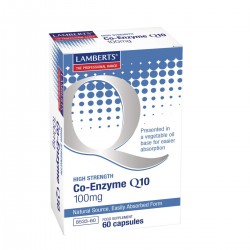 LAMBERTS Co-Enzima Q10 100 mg, 60 cápsulas.