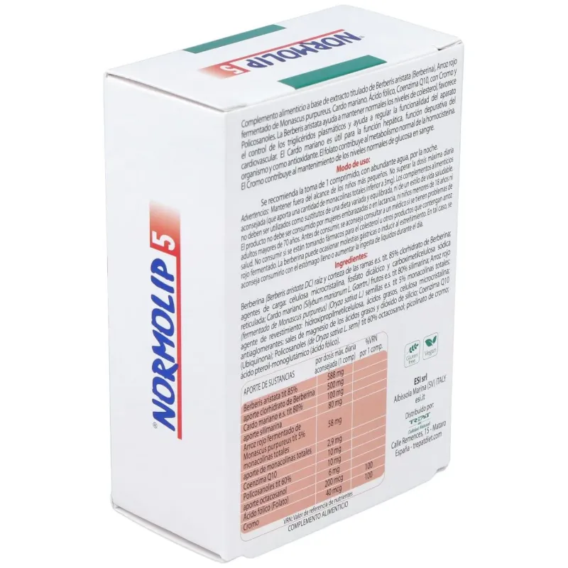ESI Normolip 5 Forte 36 comprimidos | Farmacia Barata ESI Normolip 5 Forte 36 comprimidos | Farmacia Barata