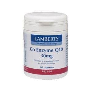 LAMBERTS Co-Enzima Q10 30 mg, 60 cápsulas.