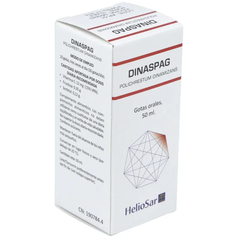 Dinaspag Polichrestum Dinamizans 50ml Heliosar | Farmacia Barata
