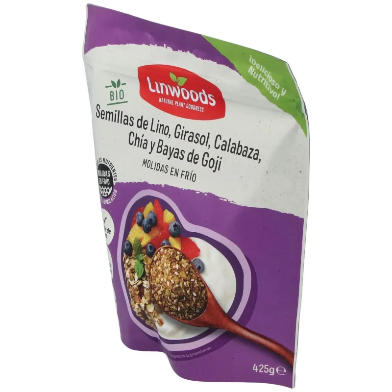 Lino Girasol Calabaza Chía Goji Bio 425g | Farmacia Barata Lino Girasol Calabaza Chía Goji Bio 425g | Farmacia Barata