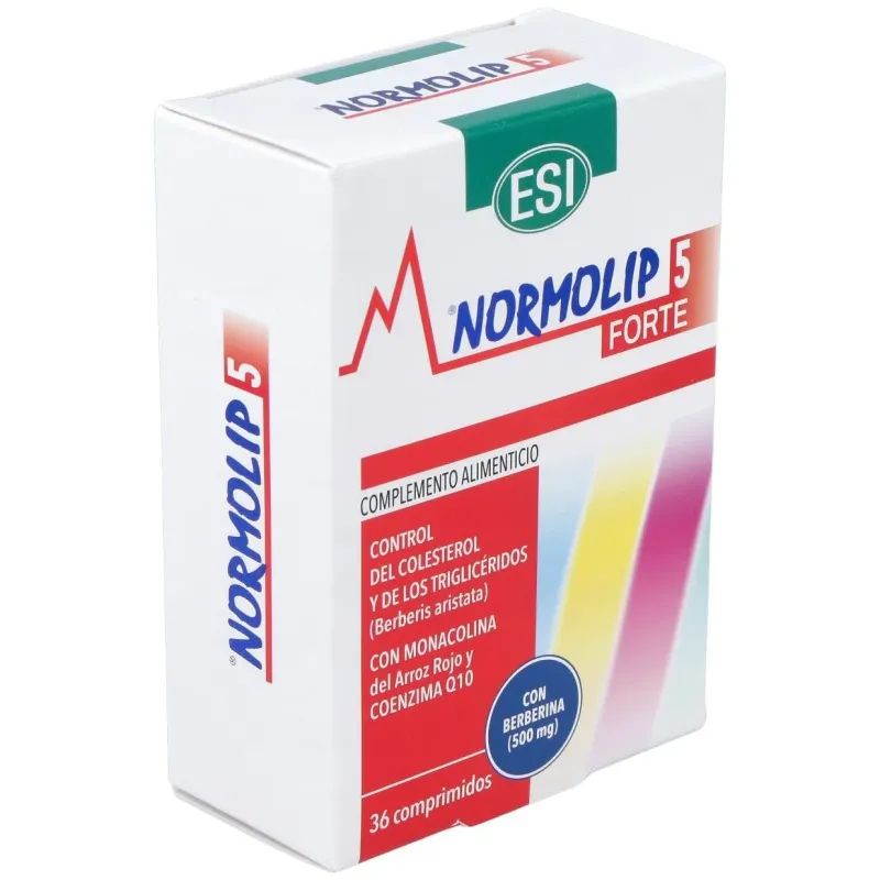 ESI Normolip 5 Forte 36 comprimidos | Farmacia Barata ESI Normolip 5 Forte 36 comprimidos | Farmacia Barata