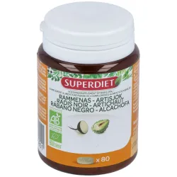 Super Diet Rábano Negro Alcachofa, 80 comprimidos.