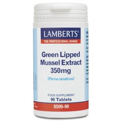 LAMBERTS Extracto de Mejillón de Labio Verde 350 mg, 90 comprimidos.