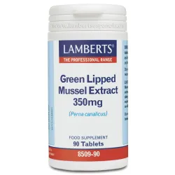 Lamberts Extracto de Mejillón de Labio Verde 350 mg, 90 comprimidos.