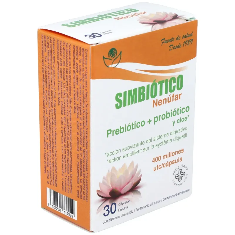 Bioserum Simbiótico Nenúfar 30 cápsulas | Farmacia Barata
