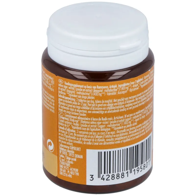 Super Diet Rábano Negro Alcachofa 80 comprimidos | Farmacia Barata Super Diet Rábano Negro Alcachofa 80 comprimidos | Farmacia Barata