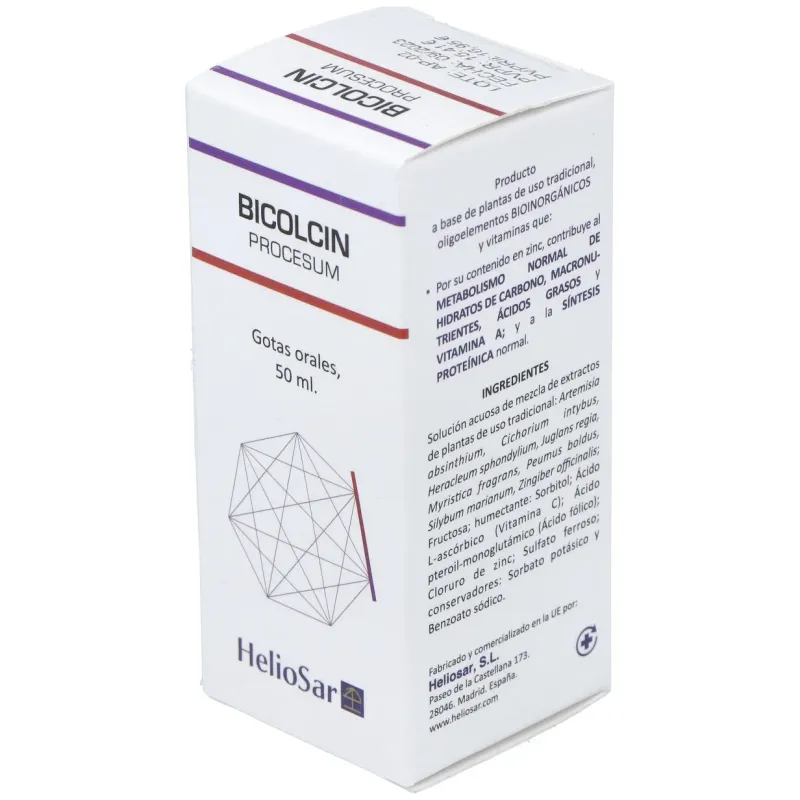 Bicolcin Procesum 50ml | Farmacia Barata Bicolcin Procesum 50ml | Farmacia Barata