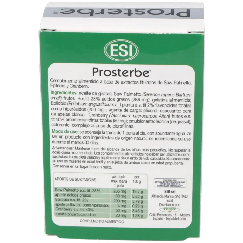 Prosterbe 30 perlas ESI | Farmacia Barata
