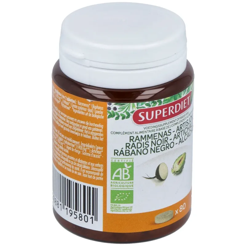 Super Diet Rábano Negro Alcachofa 80 comprimidos | Farmacia Barata Super Diet Rábano Negro Alcachofa 80 comprimidos | Farmacia Barata