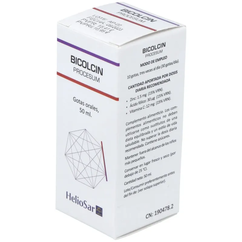 Bicolcin Procesum 50ml | Farmacia Barata Bicolcin Procesum 50ml | Farmacia Barata