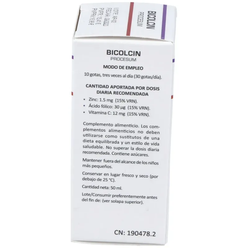 Bicolcin Procesum 50ml | Farmacia Barata Bicolcin Procesum 50ml | Farmacia Barata