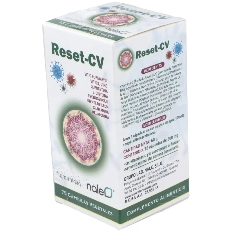 Reset CV 75 cápsulas | Farmacia Barata Reset CV 75 cápsulas | Farmacia Barata