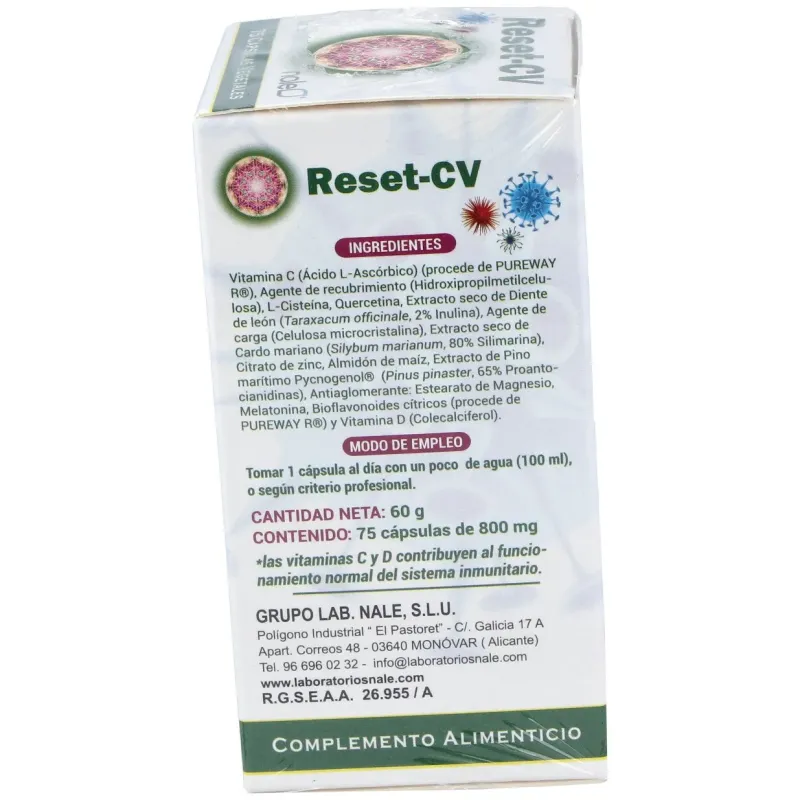 Reset CV 75 cápsulas | Farmacia Barata Reset CV 75 cápsulas | Farmacia Barata