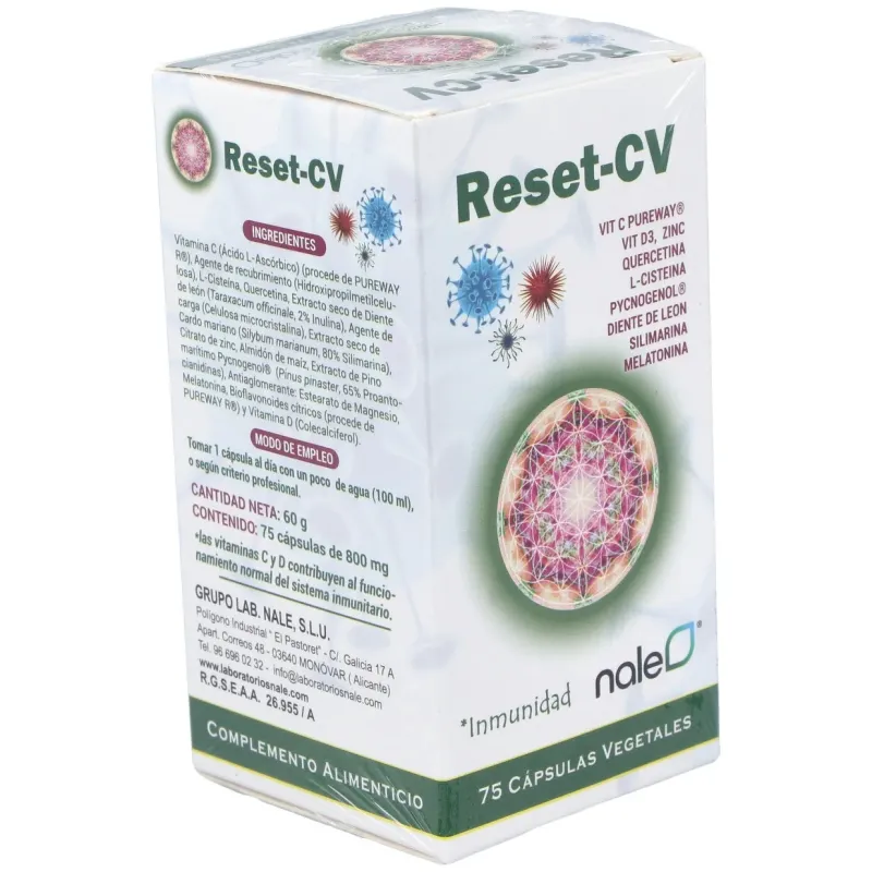 Reset CV 75 cápsulas | Farmacia Barata Reset CV 75 cápsulas | Farmacia Barata