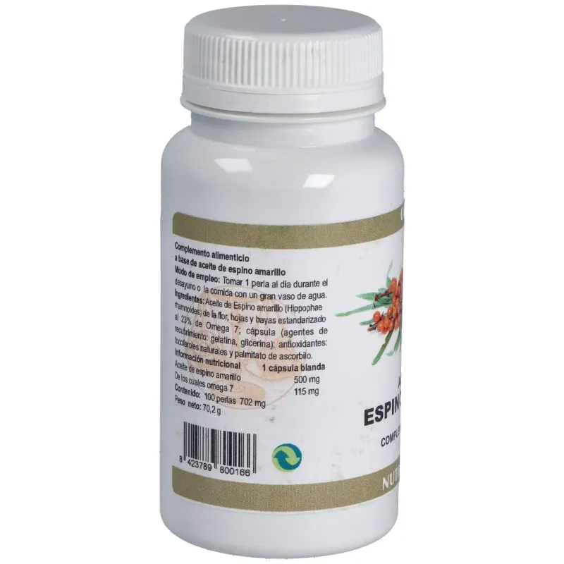 Ortocel Espino Amarillo 500mg 100 perlas | Farmacia Barata