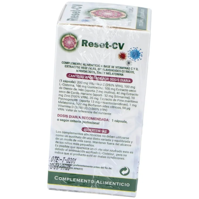 Reset CV 75 cápsulas | Farmacia Barata Reset CV 75 cápsulas | Farmacia Barata