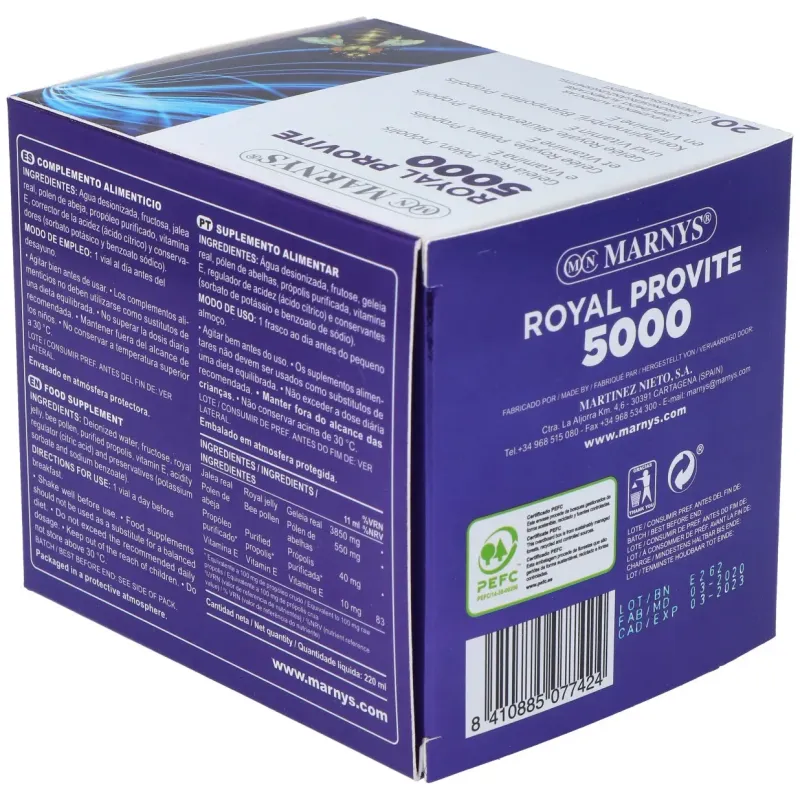 Marnys Royal Provite 5000 20 viales | Farmacia Barata Marnys Royal Provite 5000 20 viales | Farmacia Barata