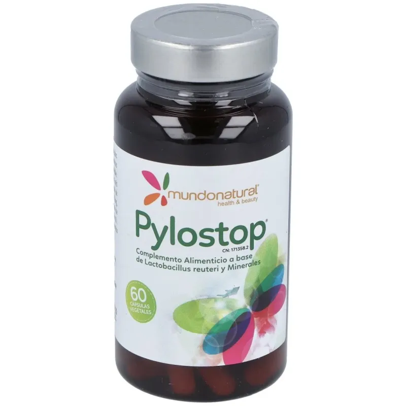 Pylostop 60cap MundoNatural | Farmacia Barata