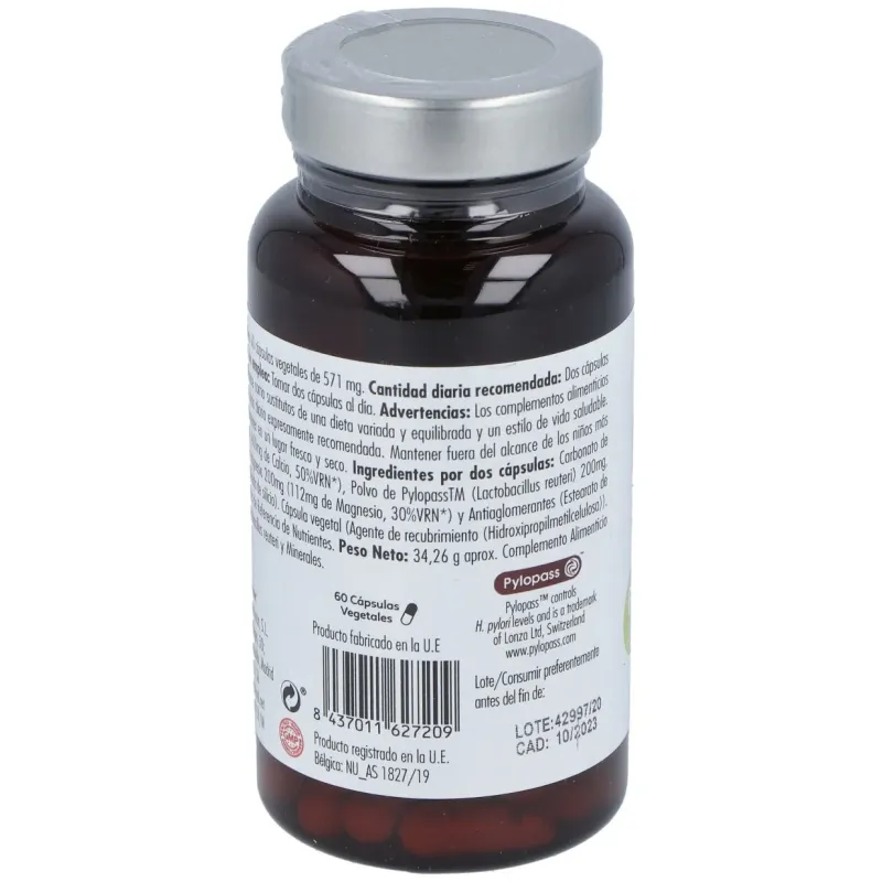 Pylostop 60cap MundoNatural | Farmacia Barata