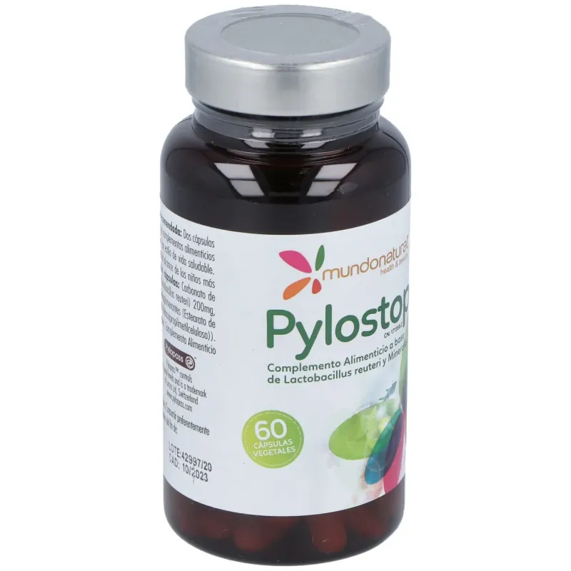 Pylostop 60cap MundoNatural | Farmacia Barata