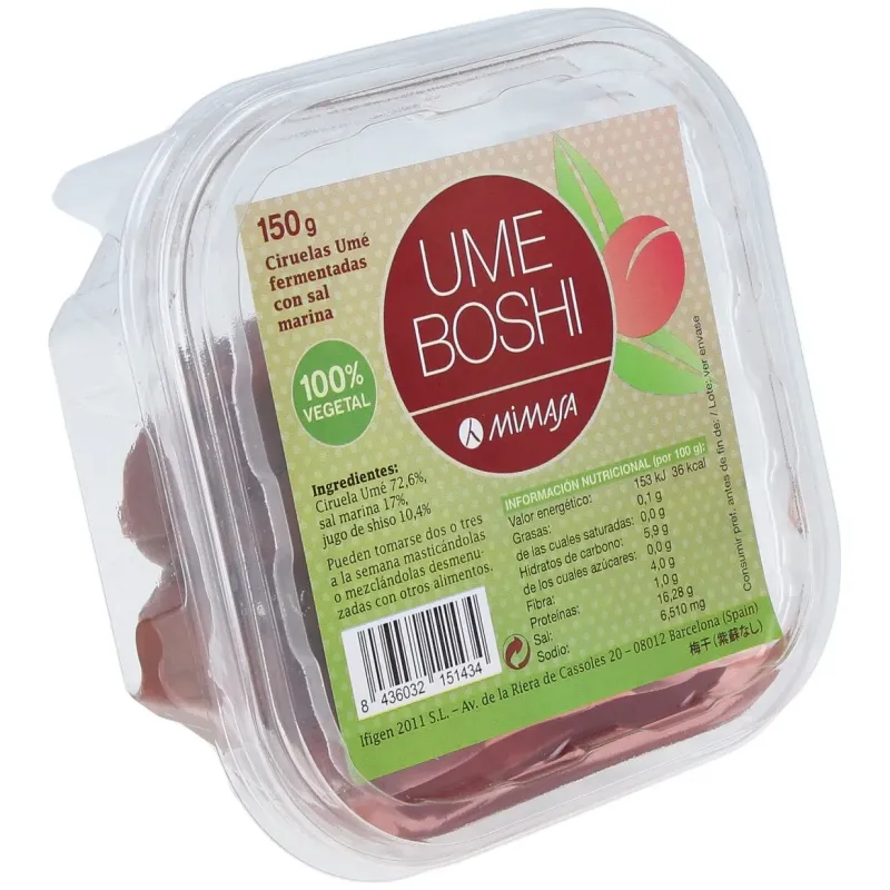 Mimasa Umeboshi Natural 150gr | Farmacia Barata