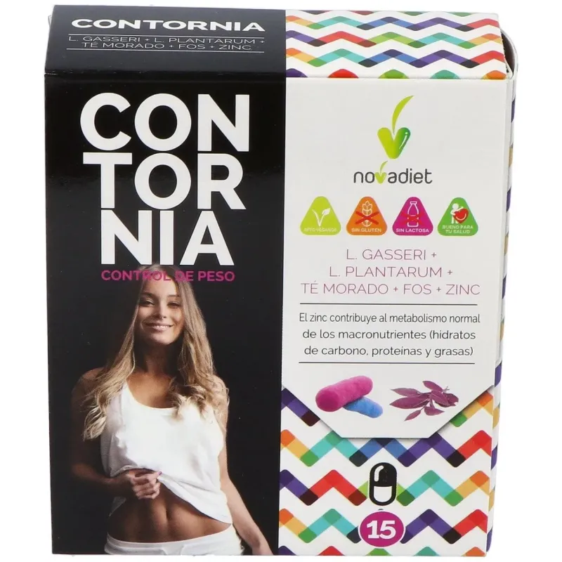 Nova Diet Contornia 15 cápsulas | Farmacia Barata
