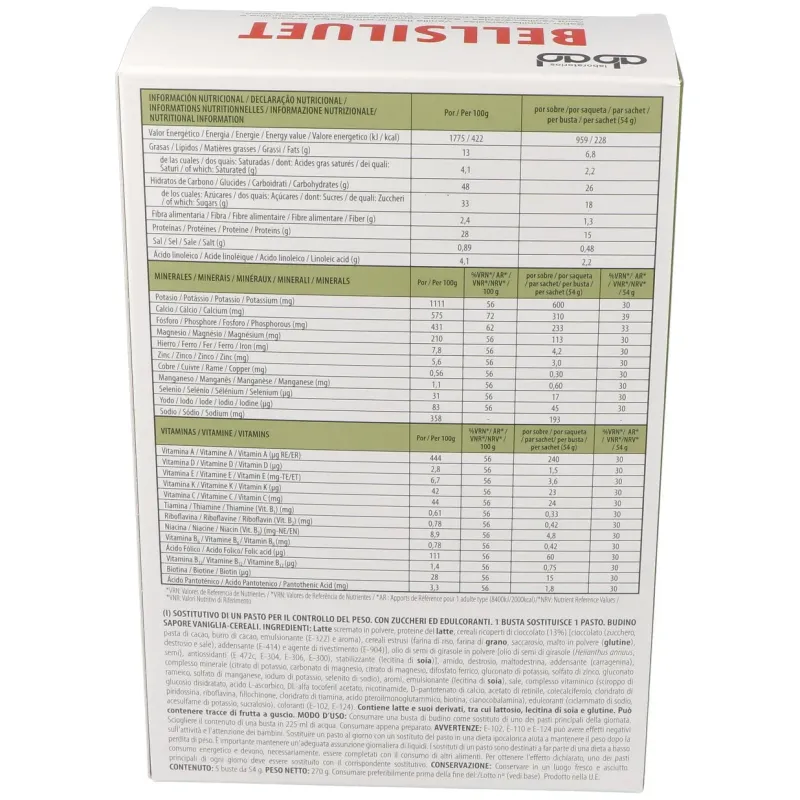 Bellsiluet Natillas Vaini 6 sobres | Farmacia Barata Bellsiluet Natillas Vaini 6 sobres | Farmacia Barata