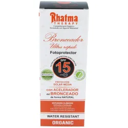 Rhatma Bronceador Ultra Rápido, SPF15, 200ml.