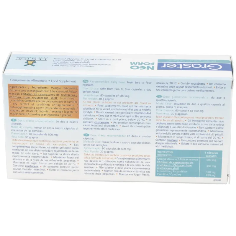 Tegor Graster Neoform 60 cápsulas | Farmacia Barata Tegor Graster Neoform 60 cápsulas | Farmacia Barata