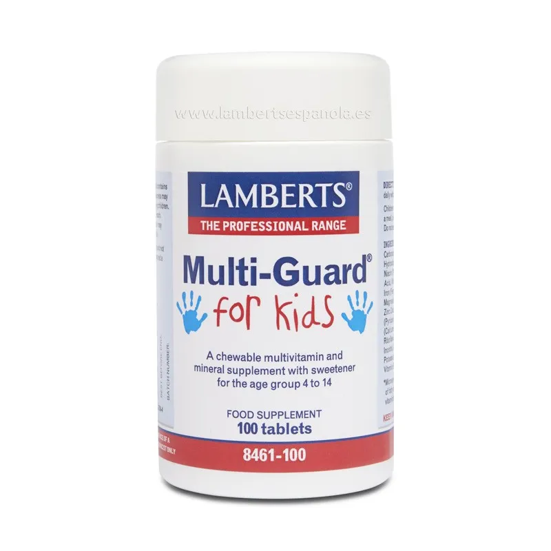 LAMBERTS MultiGuard® para Niños, 100 comprimidos. LAMBERTS MultiGuard® para Niños, 100 comprimidos.