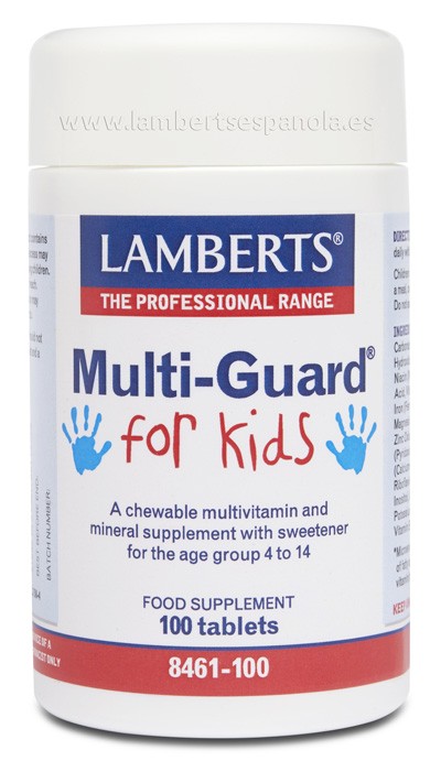 LAMBERTS MultiGuard® para Niños, 100 comprimidos.