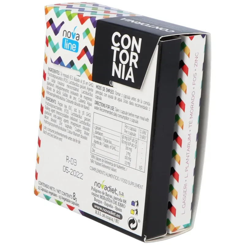 Nova Diet Contornia 15 cápsulas | Farmacia Barata
