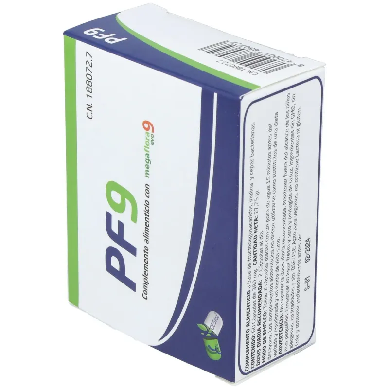PF 9 (Probiótico Forte) 60 cápsulas | Farmacia Barata PF 9 (Probiótico Forte) 60 cápsulas | Farmacia Barata