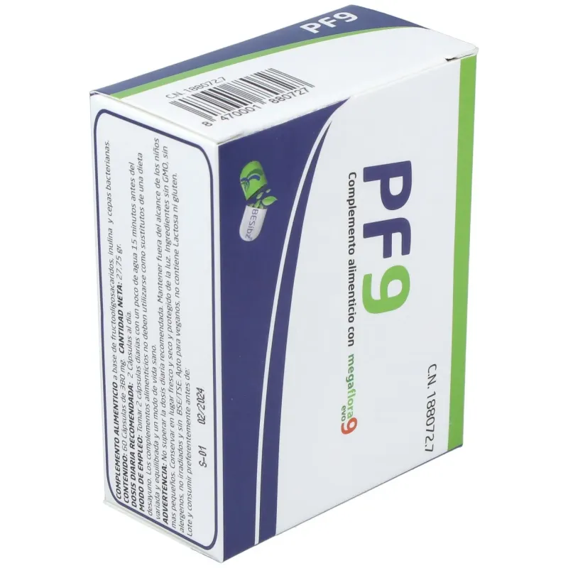 PF 9 (Probiótico Forte) 60 cápsulas | Farmacia Barata PF 9 (Probiótico Forte) 60 cápsulas | Farmacia Barata