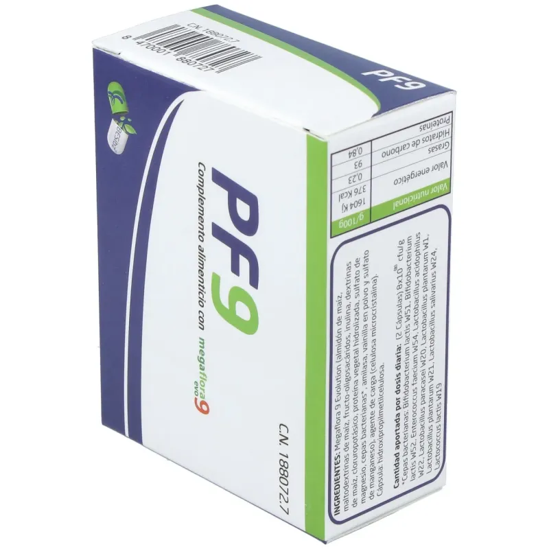 PF 9 (Probiótico Forte) 60 cápsulas | Farmacia Barata PF 9 (Probiótico Forte) 60 cápsulas | Farmacia Barata