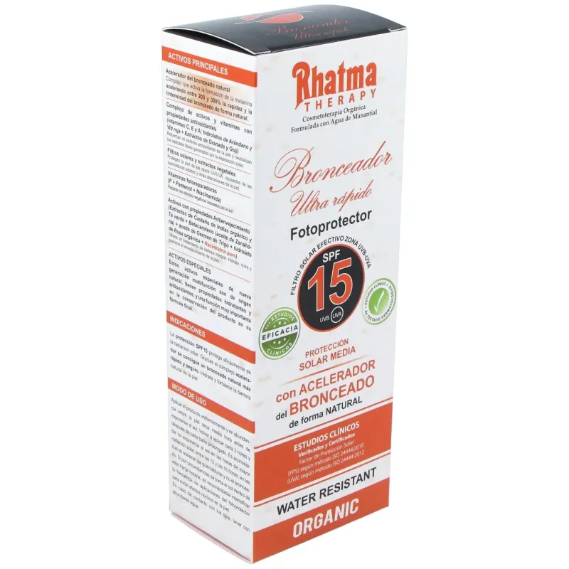 Rhatma Bronceador Ultra Rápido SPF15 200ml | Farmacia Barata Rhatma Bronceador Ultra Rápido SPF15 200ml | Farmacia Barata