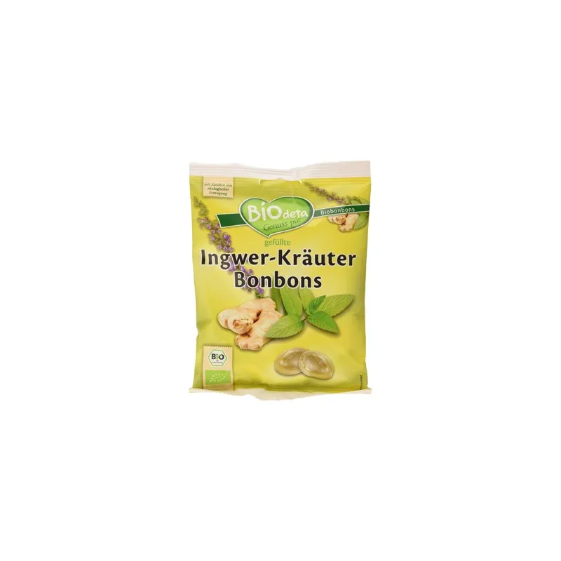 BiodeTa Caramelos Jengibre Hierbas 75g | Farmacia Barata